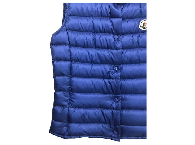 Chaleco de plumón Moncler azul - vista 4