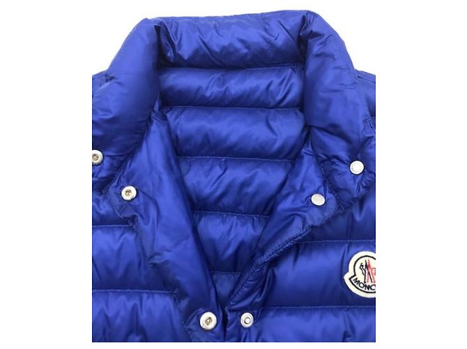 Chaleco de plumón Moncler azul - vista 6
