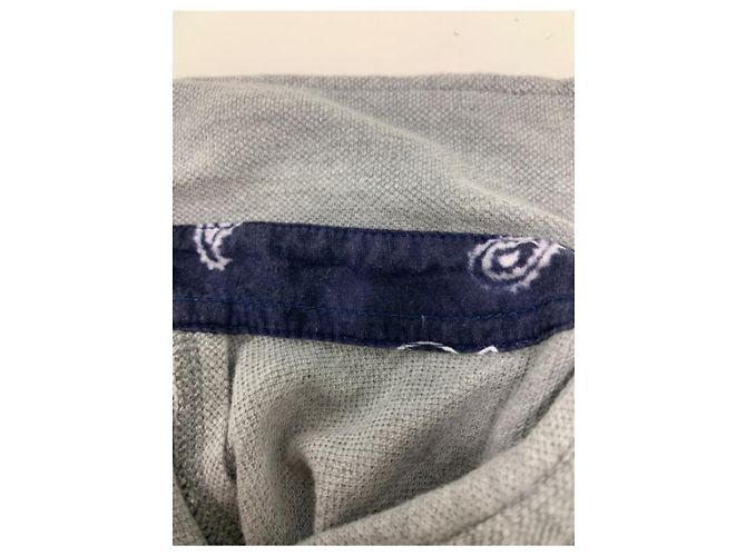 Polo Moncler Grigia in Cotone Grigio - vista 4