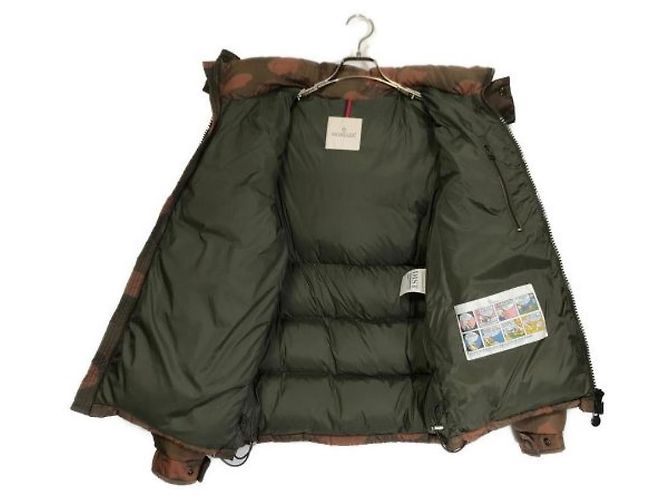 Moncler MAYA camouflage down jacket brown - view 4