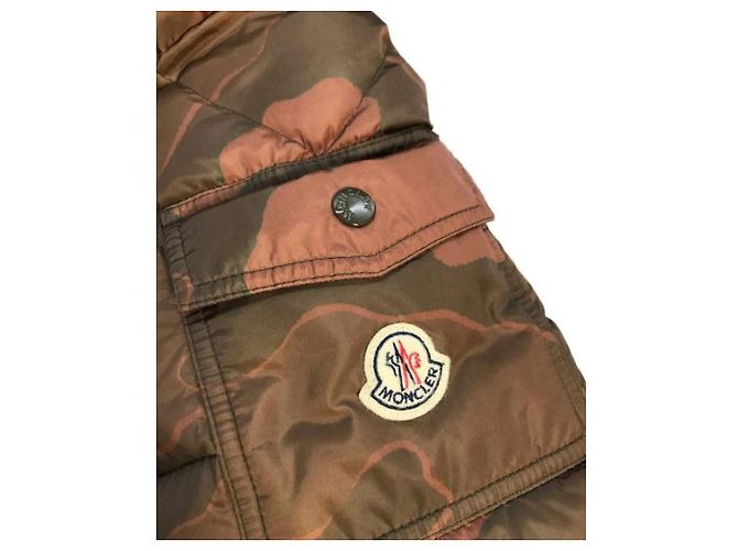 Moncler MAYA camouflage down jacket brown - view 7