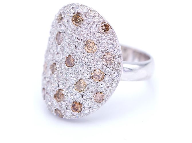 Autre Marque ANELLO IN ORO BIANCO E DIAMANTI - vista 3