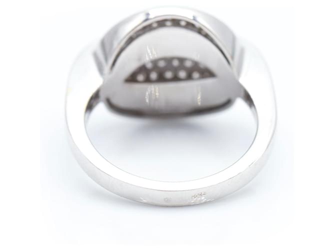 Autre Marque Weißgoldring mit Diamanten - Ansicht 2