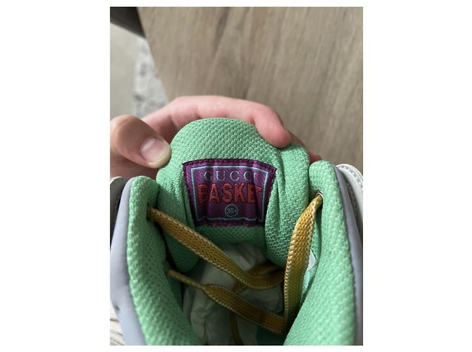 Sneakers Gucci in pelle bianca Bianco - vista 5