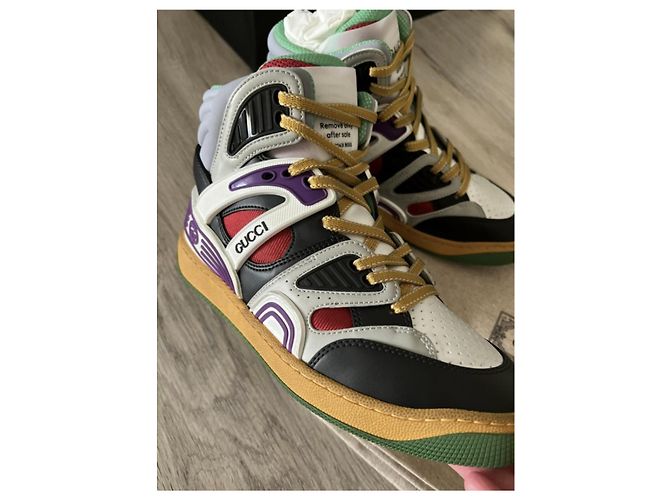 Sneakers Gucci in pelle bianca Bianco - vista 7
