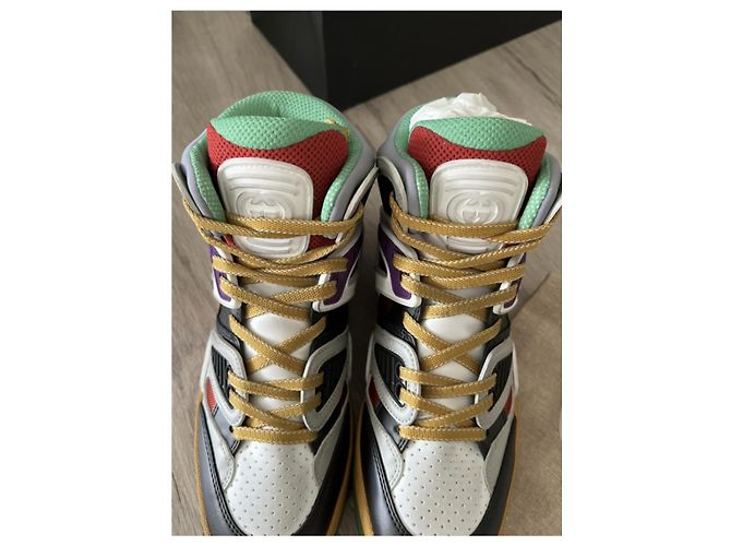 Sneakers Gucci in pelle bianca Bianco - vista 9