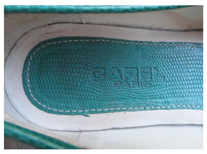 Mocassini Carel Carl verde chiaro pelle 36 - vista 8