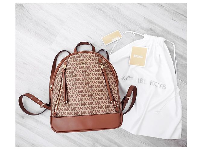 Michael Kors RUCKSACK IN KAMELFARBE BROOKLYN/Beige - Ansicht 5