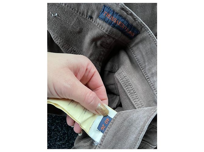 Jeans Trussardi Jeans 130 Marroni Denim Marrone - vista 5