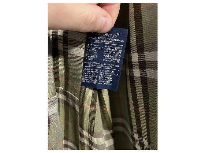 Trench Burberry Beige in Cotone - vista 4