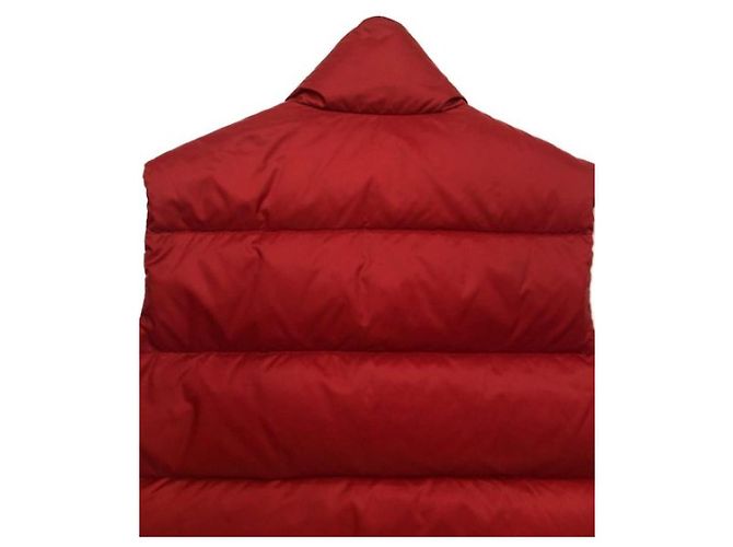 Moncler Daunenweste Rot Nylon - Ansicht 3