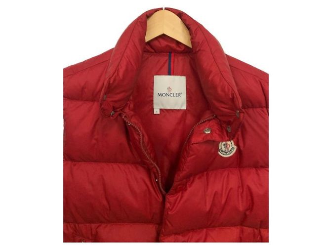 Moncler Daunenweste Rot Nylon - Ansicht 4
