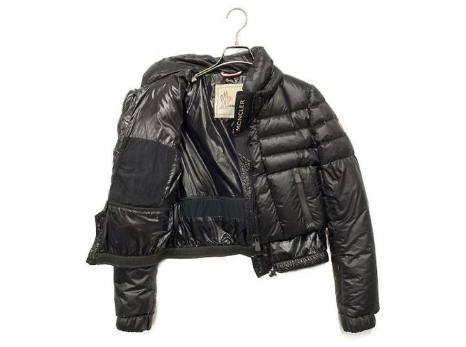 Moncler Grenoble Daunenjacke Schwarz Nylon - Ansicht 5