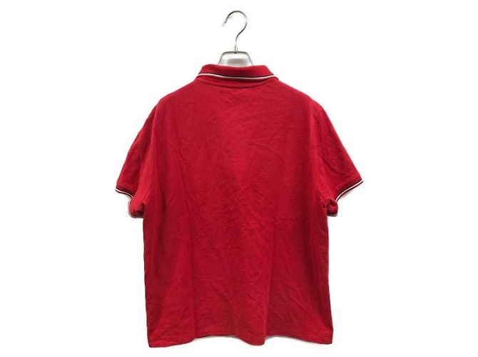 Polo Moncler con parche rojo de algodón Roja - vista 2