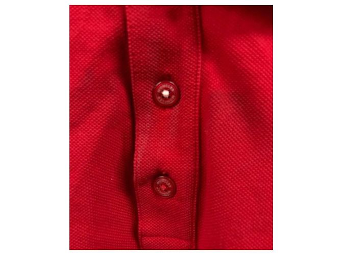 Polo Moncler con parche rojo de algodón Roja - vista 3