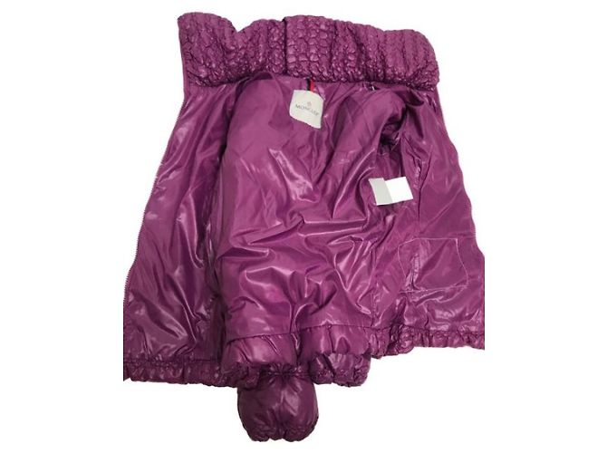 Plumífero Moncler Pearl morado de nylon Púrpura - vista 3