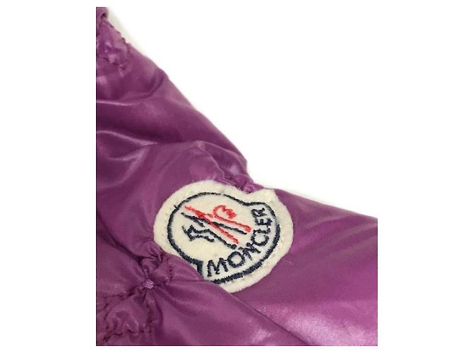 Plumífero Moncler Pearl morado de nylon Púrpura - vista 5