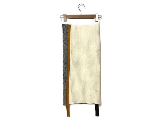 Gonna Moncler Bianca Cotone Nylon Bianco - vista 2