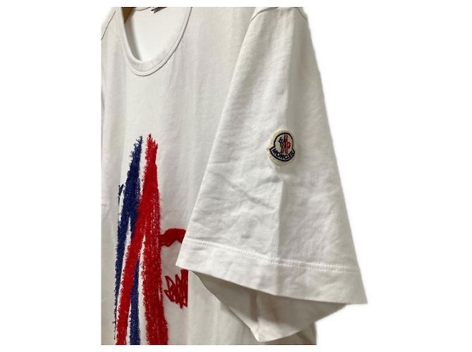 Camicia Moncler Bianca in Cotone Bianco - vista 3