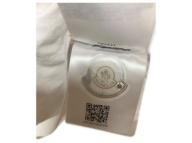 Camicia Moncler Bianca in Cotone Bianco - vista 5