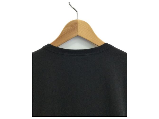 T-shirt grafica Moncler con logo nero e giallo cotone - vista 4