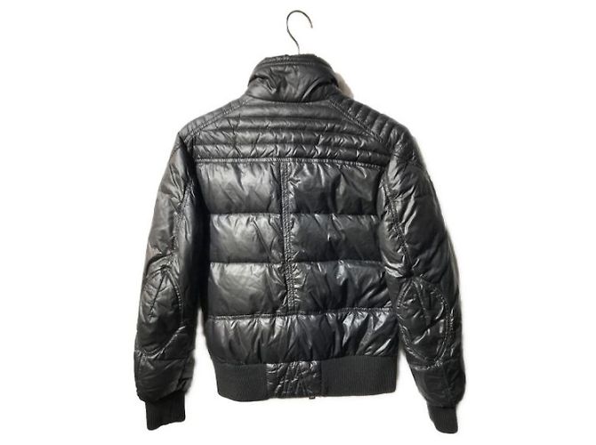 Giacca Moncler Columbus Nera in Nylon Nero - vista 2