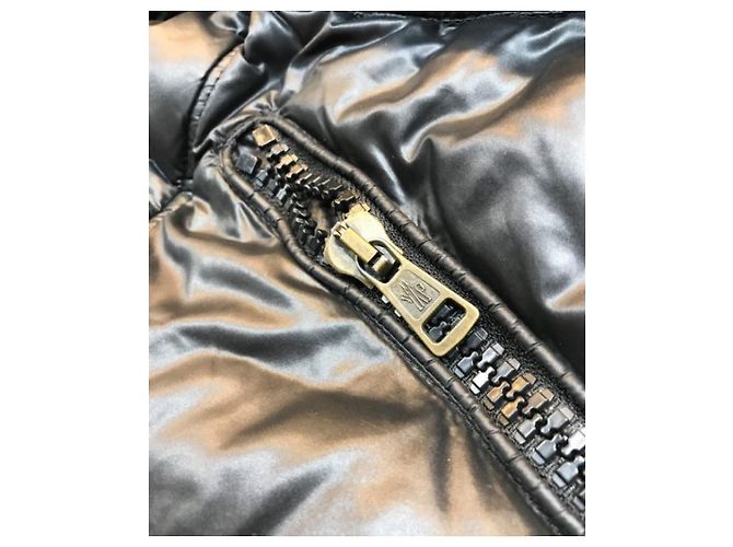 Giacca Moncler Columbus Nera in Nylon Nero - vista 5
