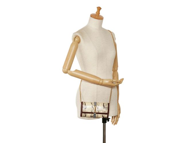Gucci Jackie de cuero de edición limitada 1961 Billetera cadena 652681 - vista 11