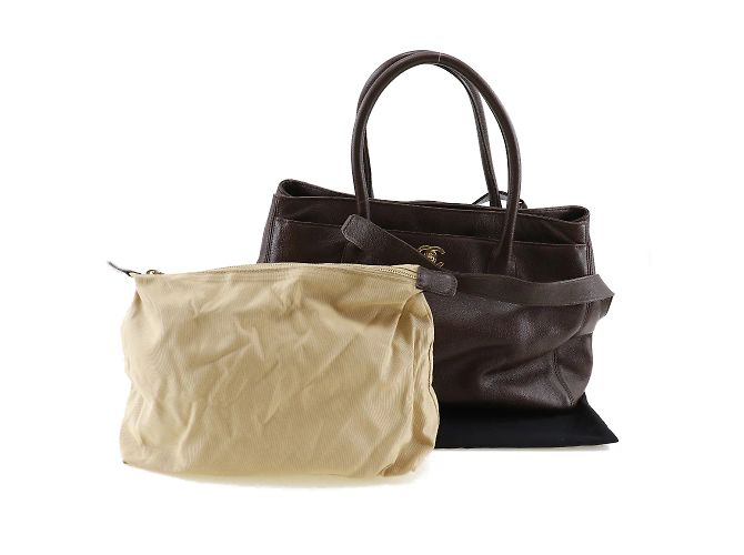 Chanel Borsa tote CC Executive A15206 Marrone - vista 10