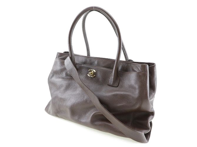 Chanel Borsa tote CC Executive A15206 Marrone - vista 2