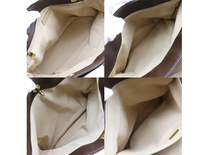 Chanel Borsa tote CC Executive A15206 Marrone - vista 6