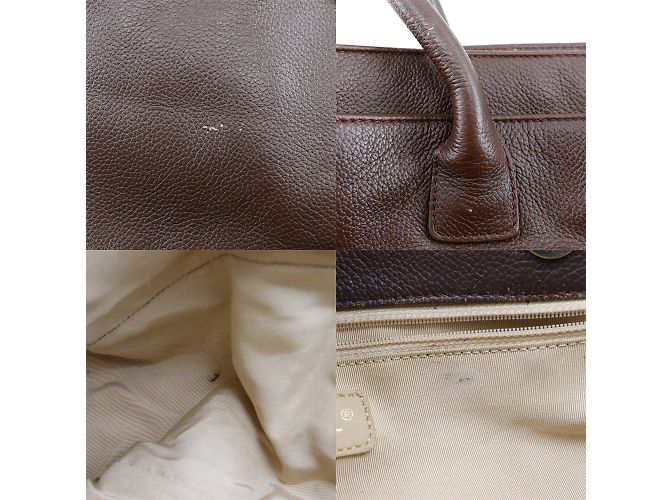 Chanel Borsa tote CC Executive A15206 Marrone - vista 7