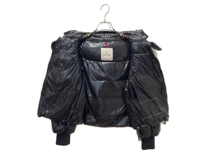 Moncler Cluny Jacke Schwarz Nylon - Ansicht 4