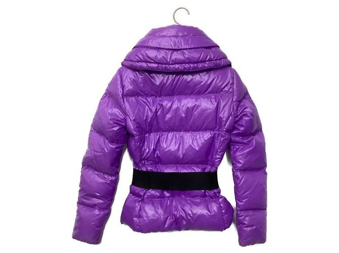 Piumino Moncler Viola Porpora - vista 2