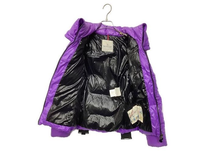 Piumino Moncler Viola Porpora - vista 3