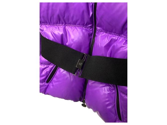 Piumino Moncler Viola Porpora - vista 6