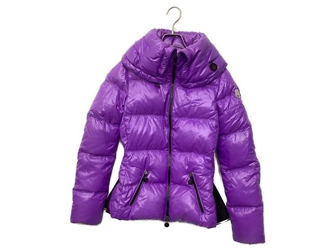 Piumino Moncler Viola Porpora - vista 7