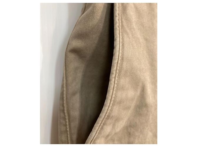 Pantaloni Moncler Sport in cotone beige - vista 3