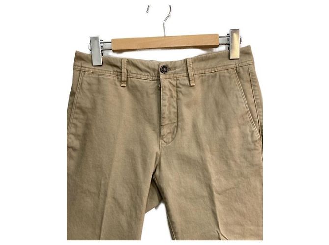 Pantaloni Moncler Sport in cotone beige - vista 4