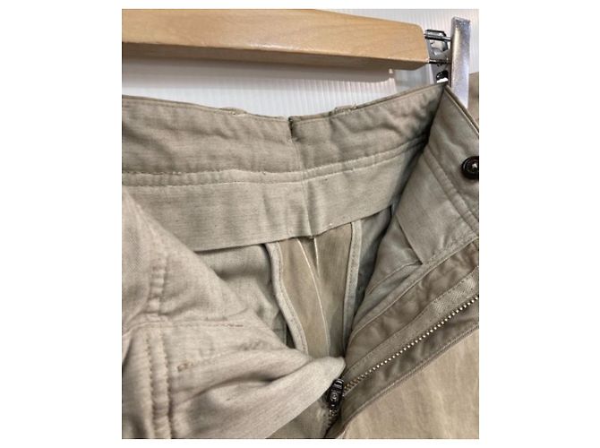 Pantaloni Moncler Sport in cotone beige - vista 5