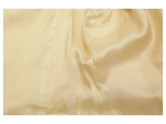 Dries Van Noten Yellow Floral Jacquard Wool Silk Button Fitted Jacket size 40 - view 6