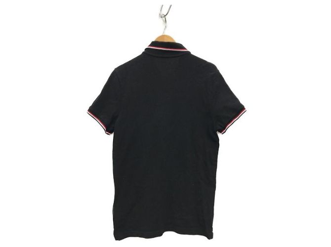 Polo Moncler Nera in Cotone Nero - vista 2