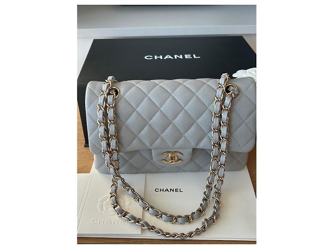 Timeless Chanel Patta classica piccola, 21S Grigio - vista 2