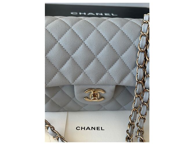 Timeless Chanel Patta classica piccola, 21S Grigio - vista 3