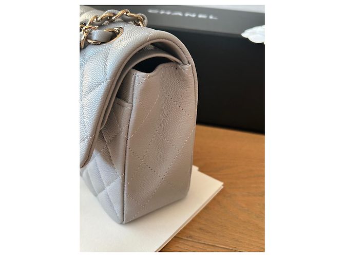 Timeless Chanel Patta classica piccola, 21S Grigio - vista 4