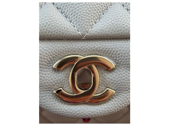 Timeless Chanel Patta classica piccola, 21S Grigio - vista 5