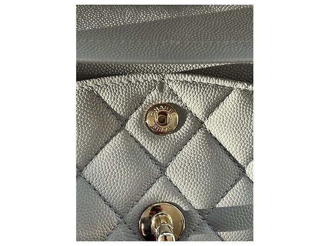 Timeless Chanel Patta classica piccola, 21S Grigio - vista 6