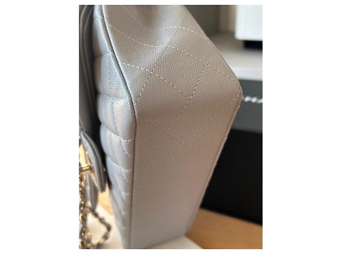 Timeless Chanel Patta classica piccola, 21S Grigio - vista 7
