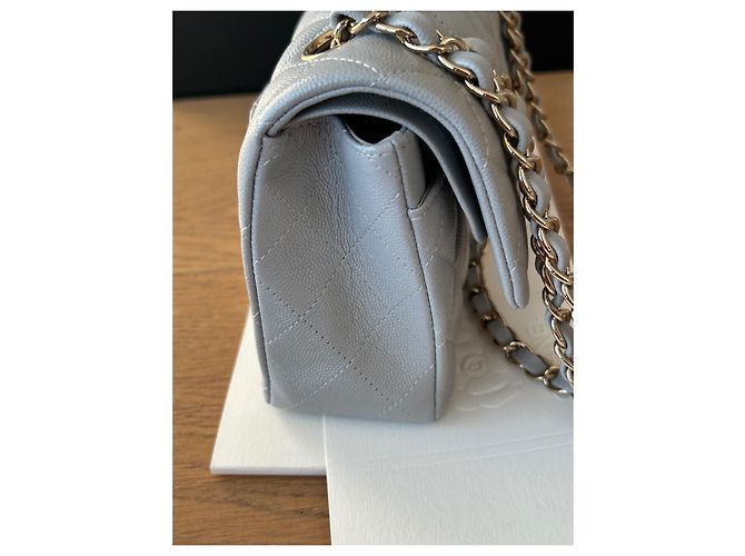 Timeless Chanel Patta classica piccola, 21S Grigio - vista 8