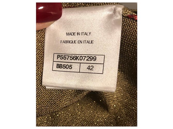 Chanel 17C Coco Cuba Cruise Runway Grüner Mehrfarbiger Pullover FR 42 Mehrfarben - Ansicht 9